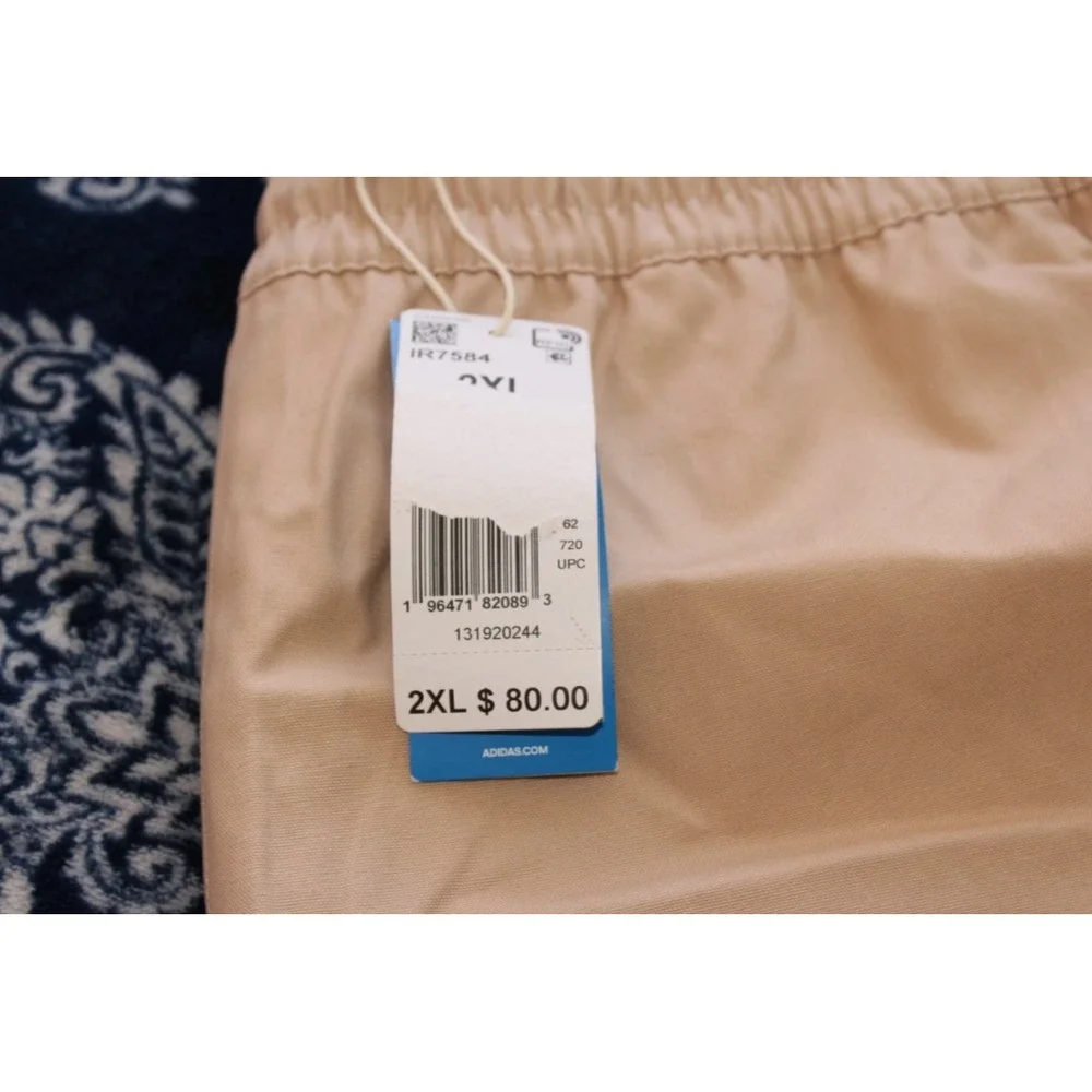 NEW Adidas Originals Chino Pants (IR7584) Relaxed Fit Mens Size 2XL XXL Beige